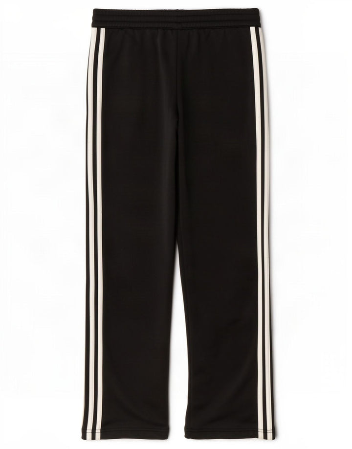 Calças de treino femininas Adidas UK 8 pequenas poliéster preto