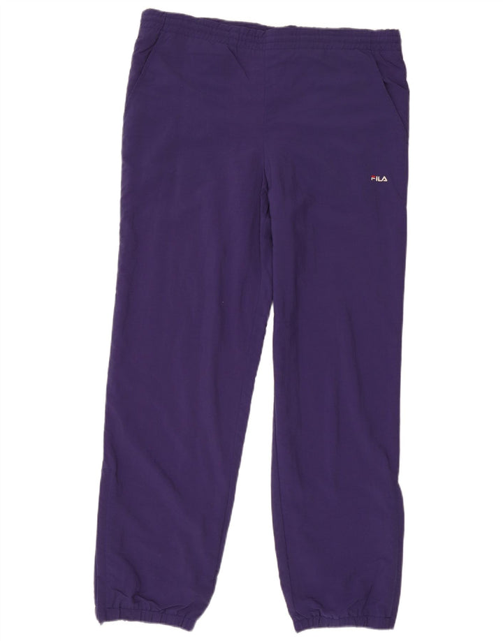 Calça de treino masculina Fila Joggers IT 46 Small Roxo Poliamida