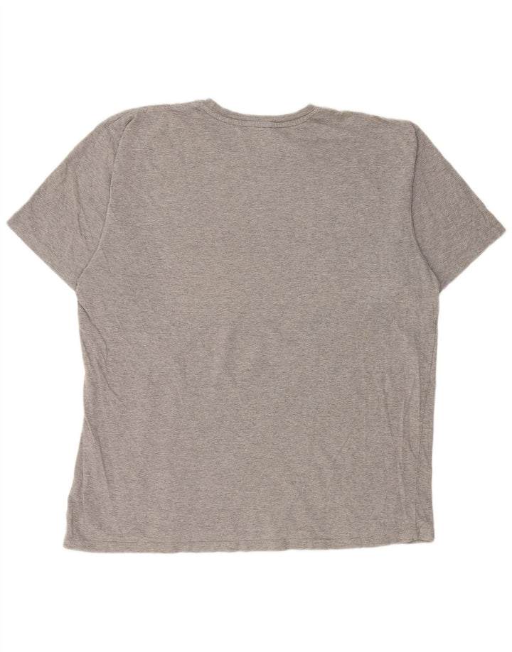 Camiseta masculina Calvin Klein grande cinza