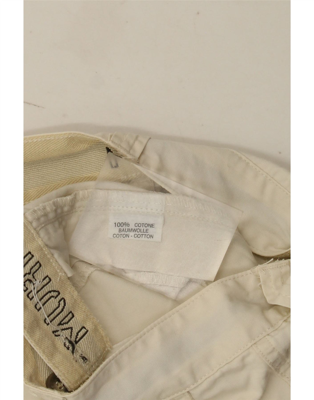 Shorts chino feminino Murphy & Nye W32 algodão bege médio