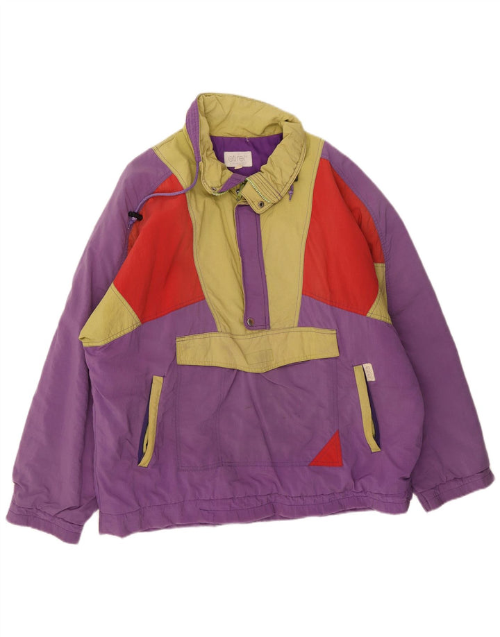 Jaqueta acolchoada masculina Etirel UK 42 XL roxo Colourblock Nylon