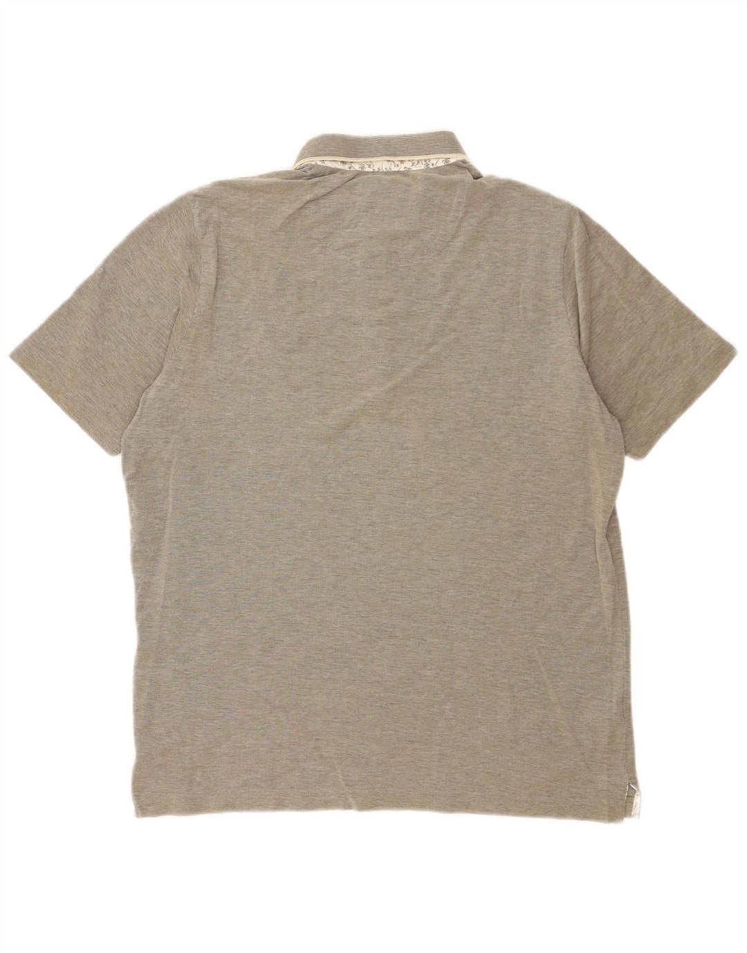 Camisa polo masculina Tommy Bahama Modern Fit algodão cinza médio