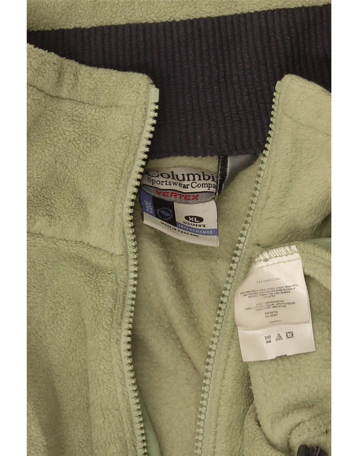 Jaqueta feminina Columbia Interchange Liner Fleece UK 18 XL verde poliéster