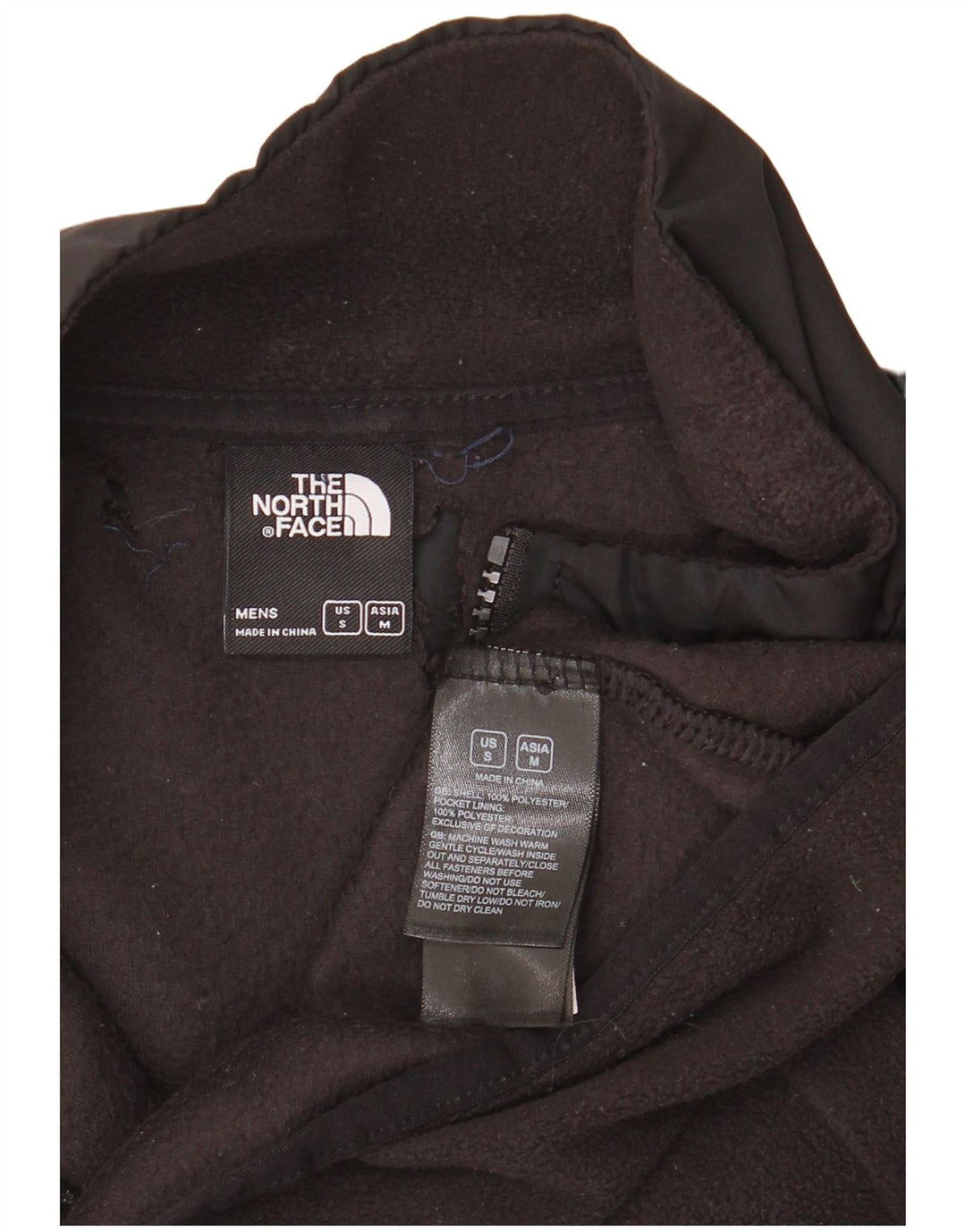 Jaqueta masculina de lã The North Face UK 36 poliéster preto pequeno