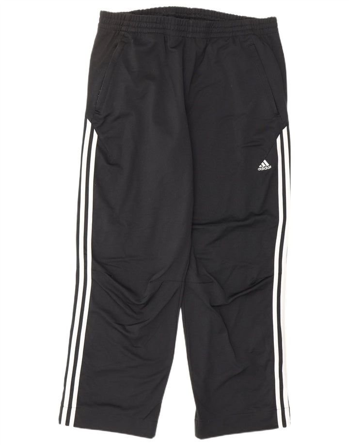 Calça de treino masculina ADIDAS grande poliéster preto