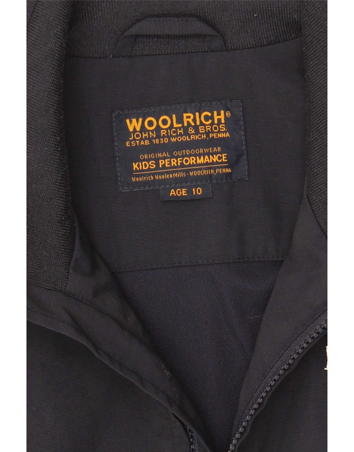 Jaqueta bomber Woolrich Boys 9-10 anos azul marinho