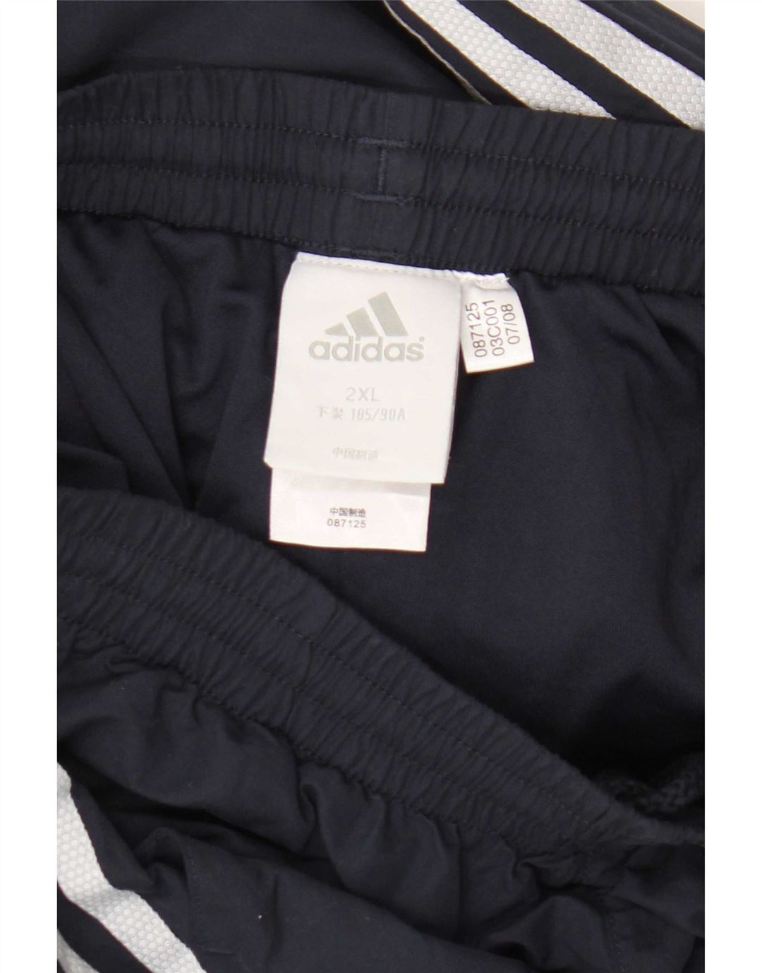Calça de treino masculina Adidas 2XL azul marinho