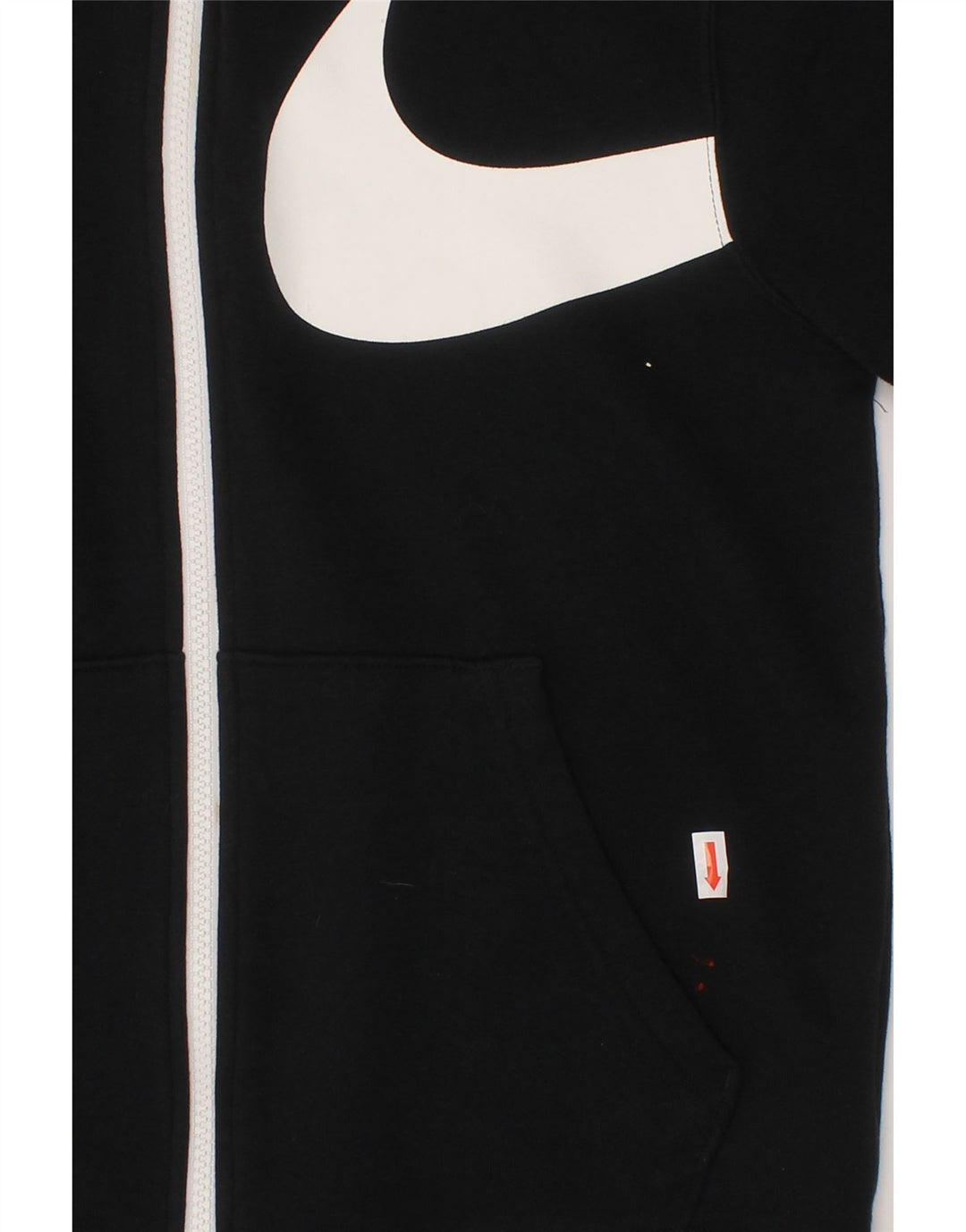 NIKE Boys Graphic Zip Hoodie Sweater 10-11 Years Medium  Black Cotton Vintage Nike and Second-Hand Nike from Messina Hembry 