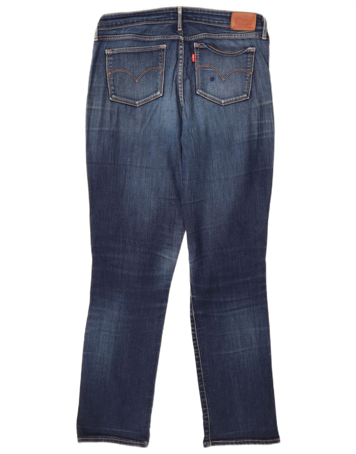 Jeans retos femininos LEVI'S W31 L31 algodão azul