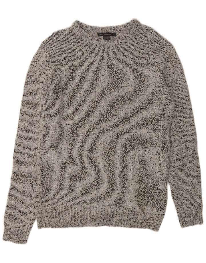 Suéter masculino com gola canoa FRENCH CONNECTION poliéster cinza grande