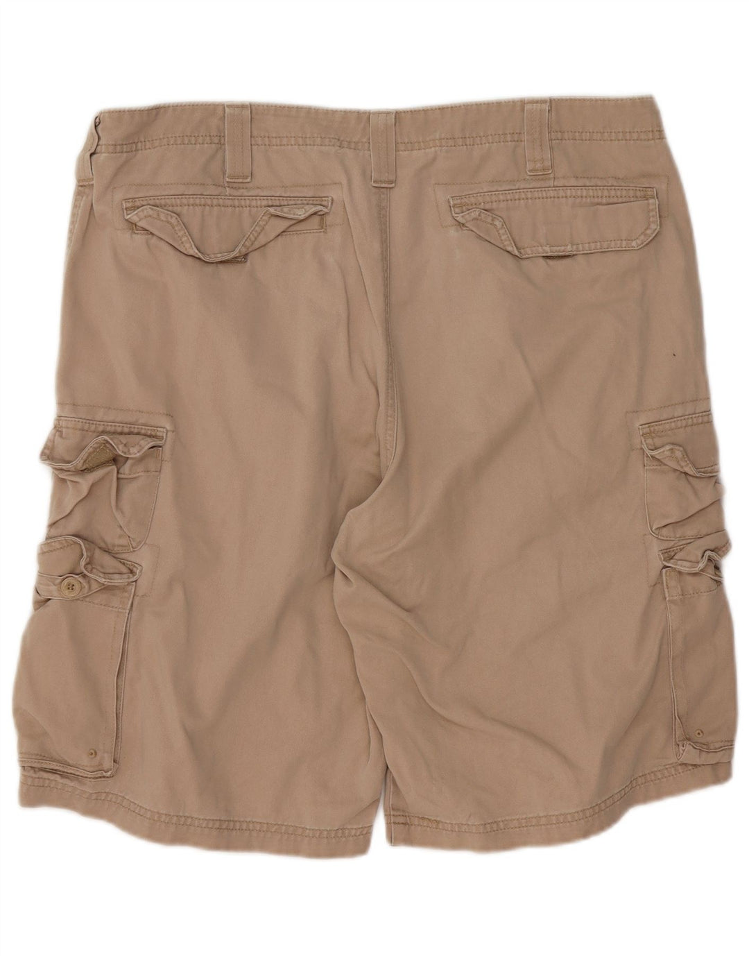 Shorts cargo masculino LEE Dungarees W36 grande algodão marrom