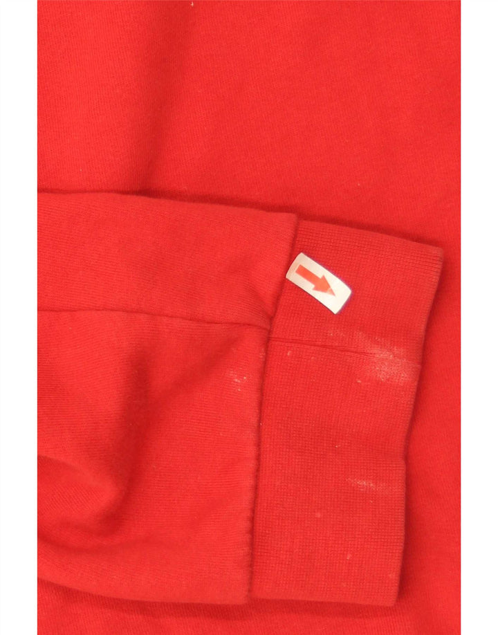Adidas Mens Graphic Moletom Jumper XL Vermelho Algodão