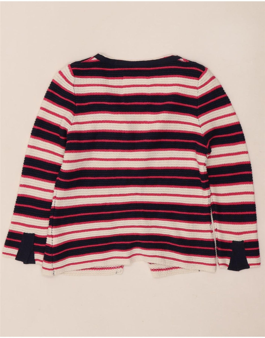 Suéter feminino Playlife com corte gráfico e cardigã Reino Unido 14 grande multicolorido