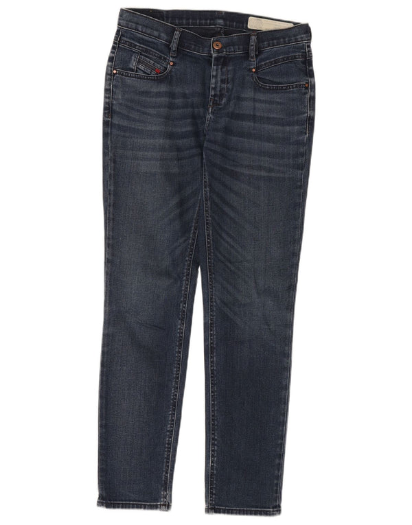 DIESEL Jeans Slim Feminino W24 L30 Azul Algodão