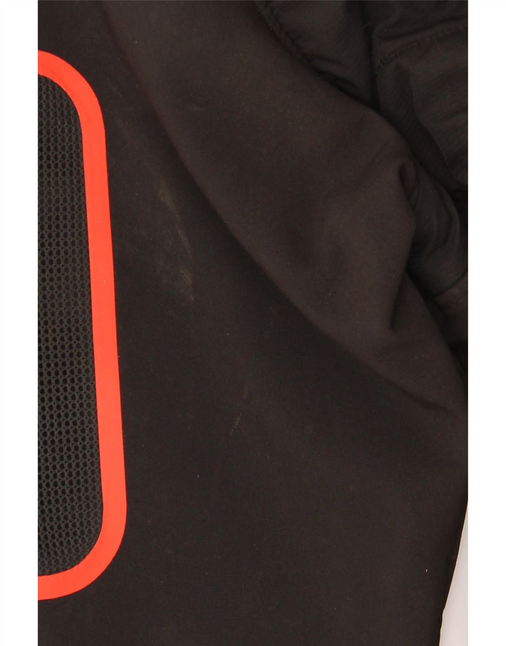 Suéter masculino NAUTICA com capuz e zíper, médio, preto, poliéster