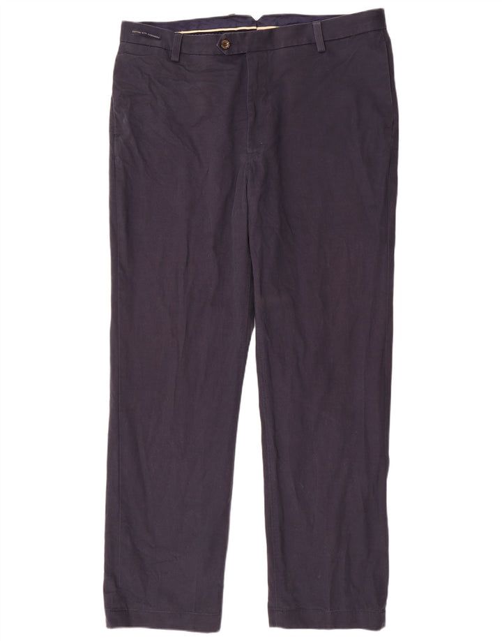 Calça masculina Marks & Spencer Blue Harbor Straight Suit W40 L33 Marinha