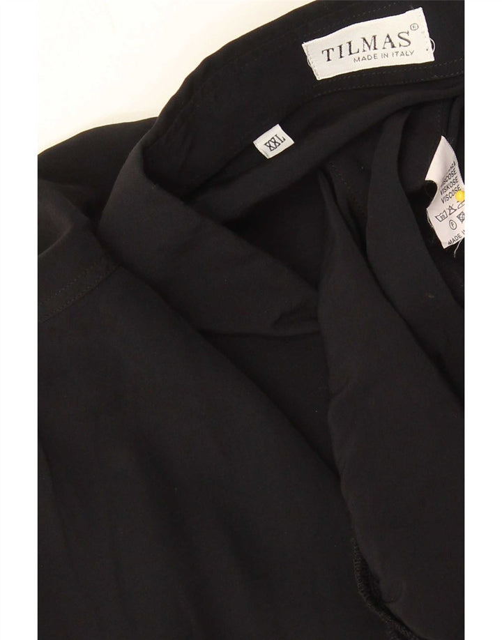 Camisa masculina de manga curta Tilmas 2XL viscose preta