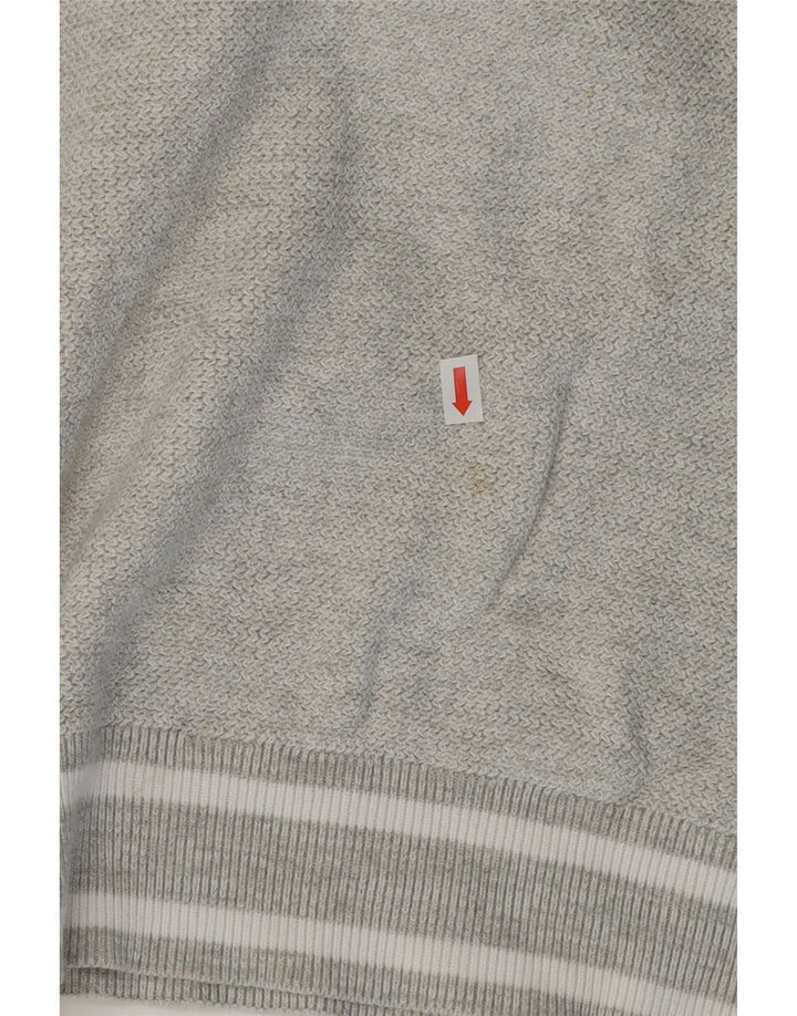 Suéter masculino Marks & Spencer com gola redonda 2XL algodão cinza