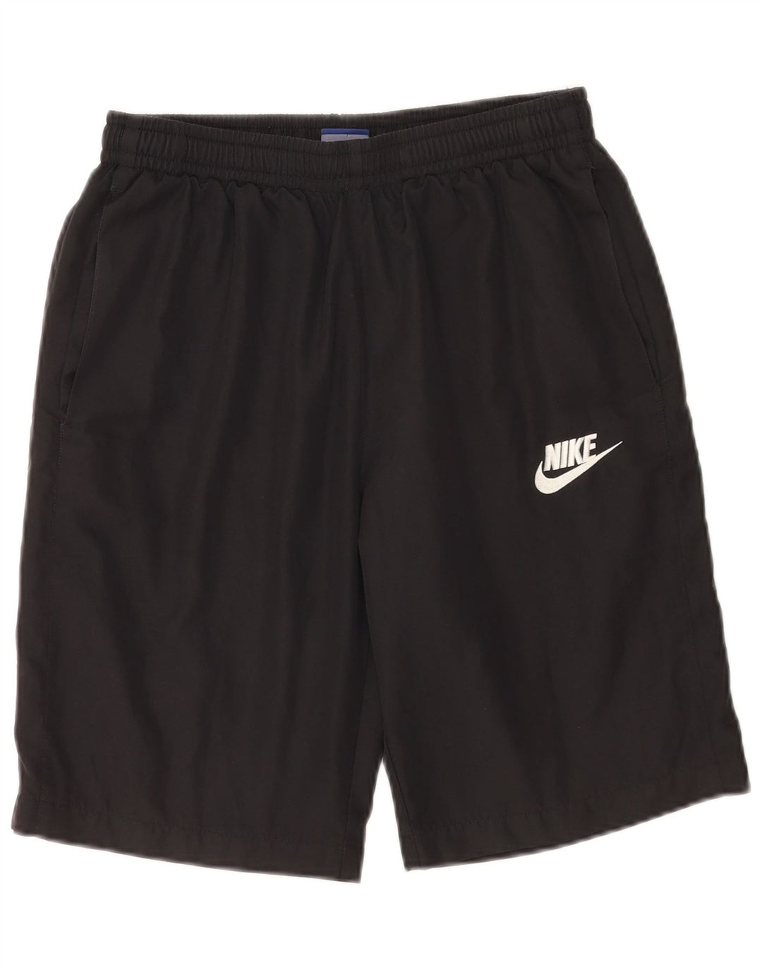 Shorts esportivos masculinos Nike médio preto poliéster