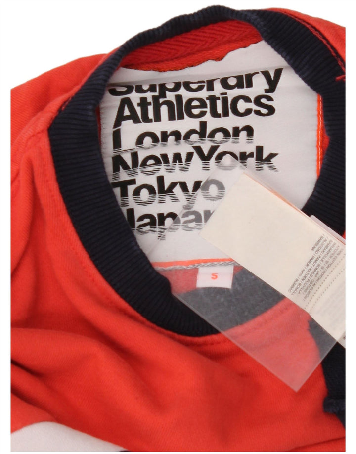 SUPERDRY moletom masculino solto com capuz pequeno colorido bloco colorido