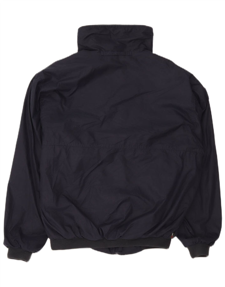 Jaqueta bomber masculina Musto Reino Unido 40 grande poliéster azul marinho