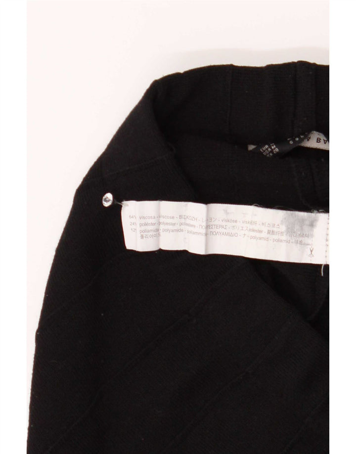 Saia feminina Zara A-Line médio W28 viscose preta