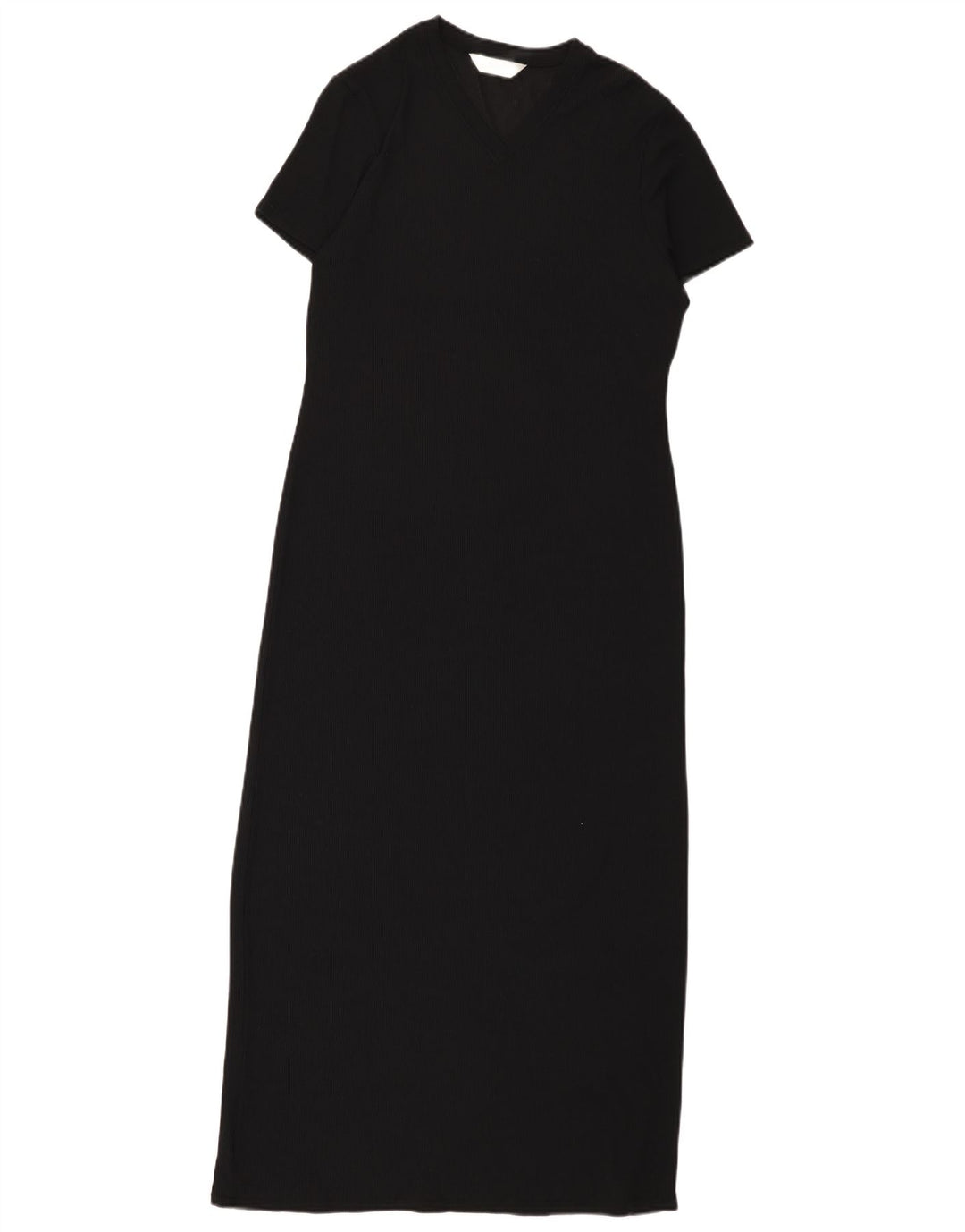 Vestido maxi feminino Marks & Spencer Reino Unido 10 pequeno nylon preto