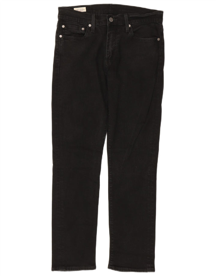 LEVI'S Masculino 511 Slim Jeans W31 L30 Algodão Preto