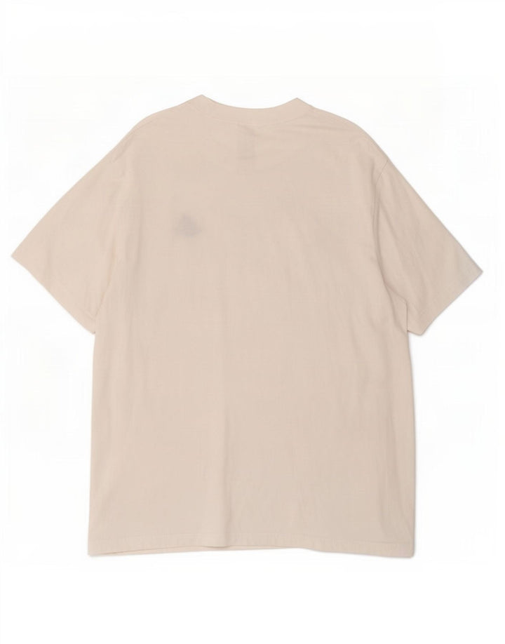 Adidas Mens Camiseta Top Grande Algodão Branco