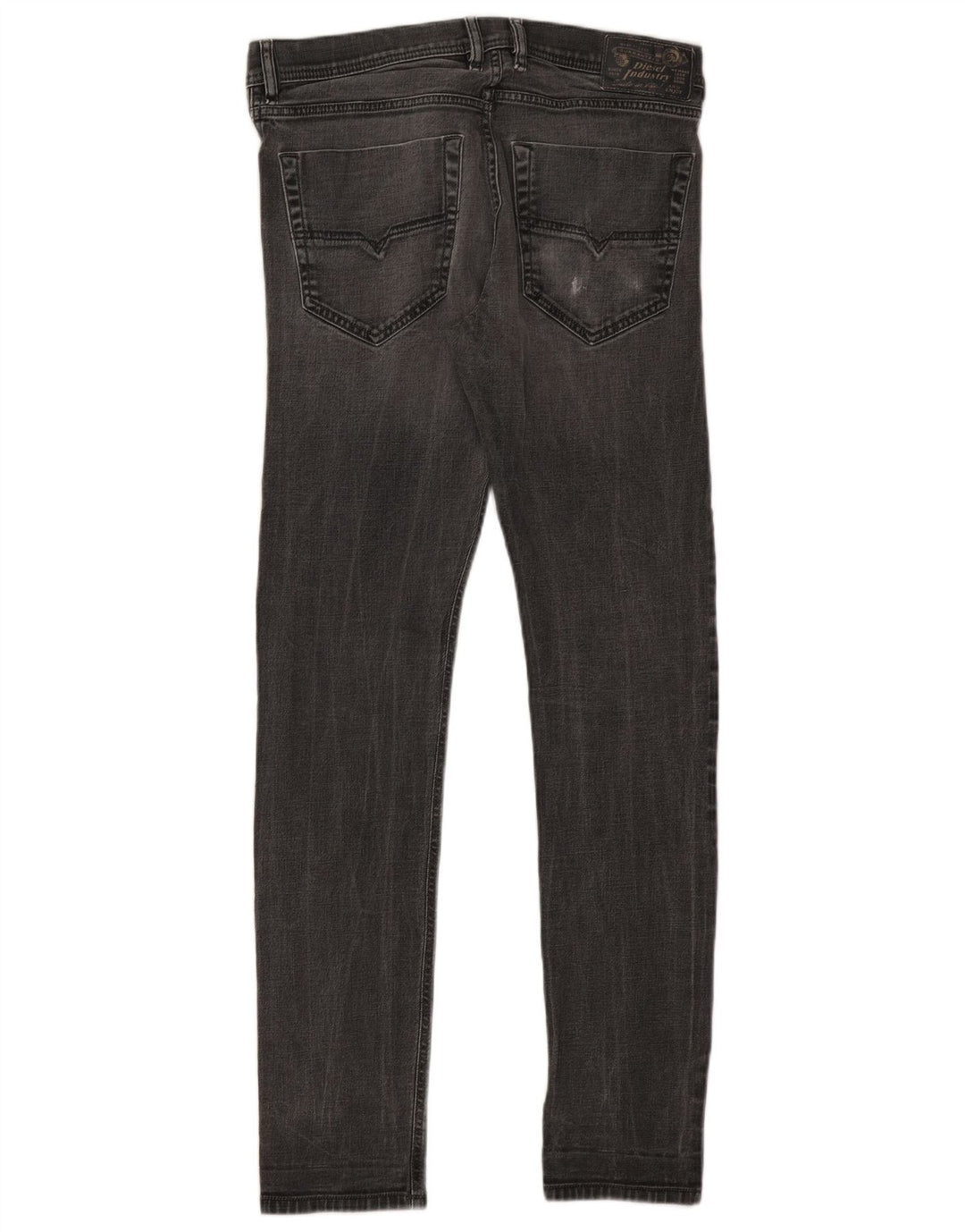 Jeans Slim Masculino Diesel W32 L32 Algodão Cinza