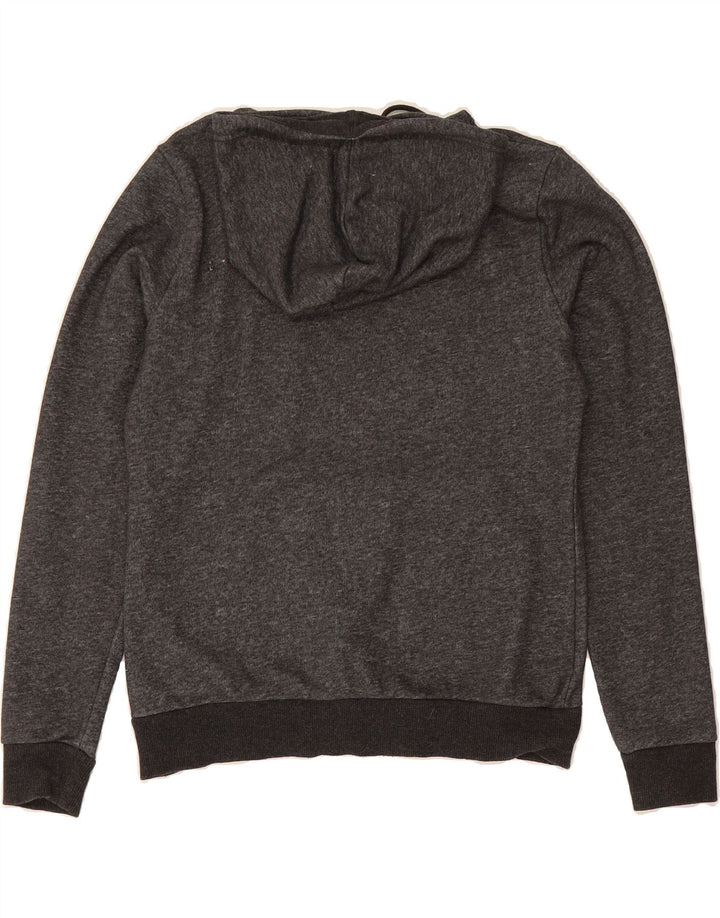 PUMA Womens Graphic Hoodie Jumper UK 12 Medium  Grey Cotton Vintage Puma and Second-Hand Puma from Messina Hembry 