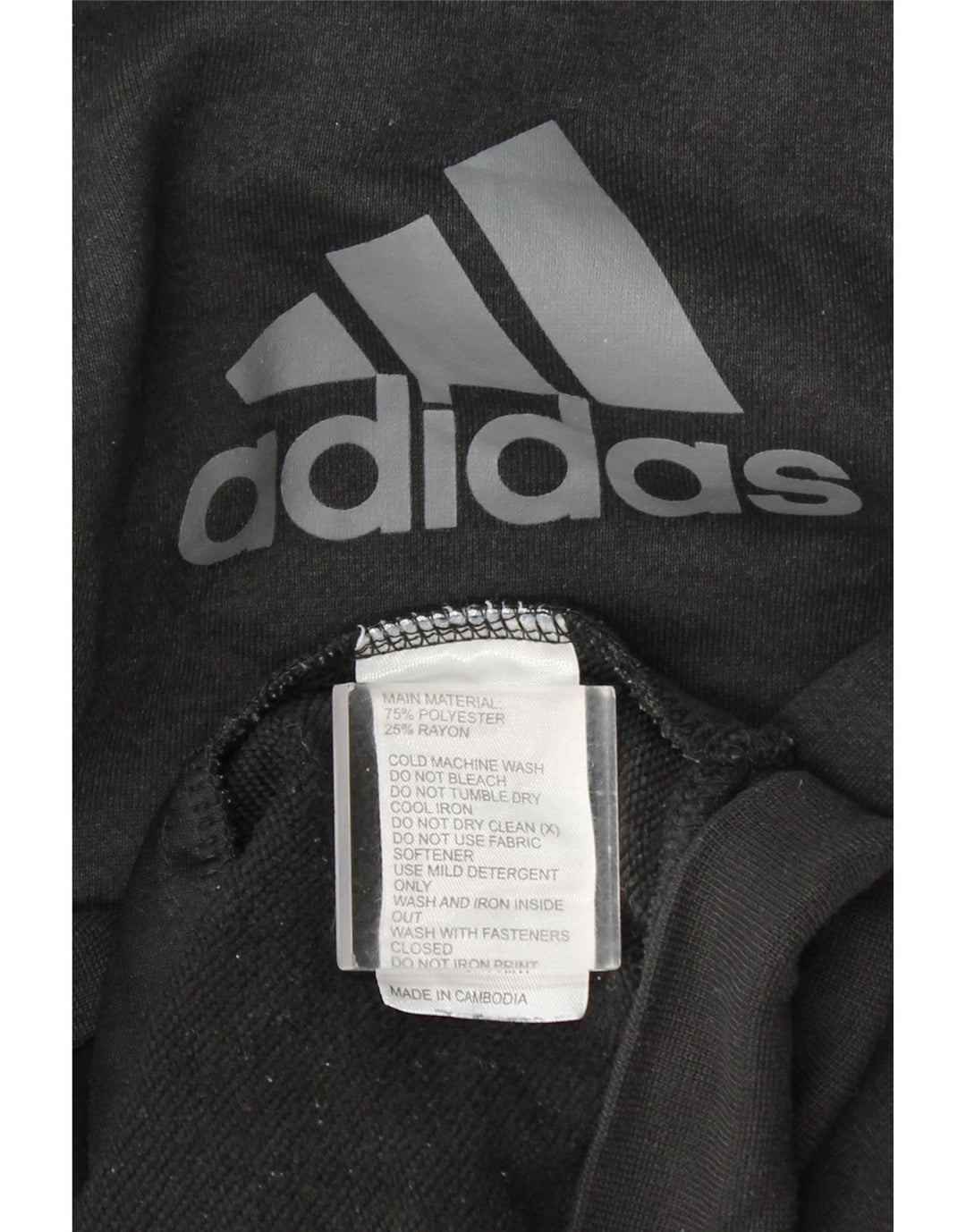 Suéter Adidas Masculino Graphic Zip com Capuz XL Cinza Poliéster