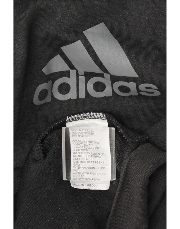 Suéter Adidas Masculino Graphic Zip com Capuz XL Cinza Poliéster