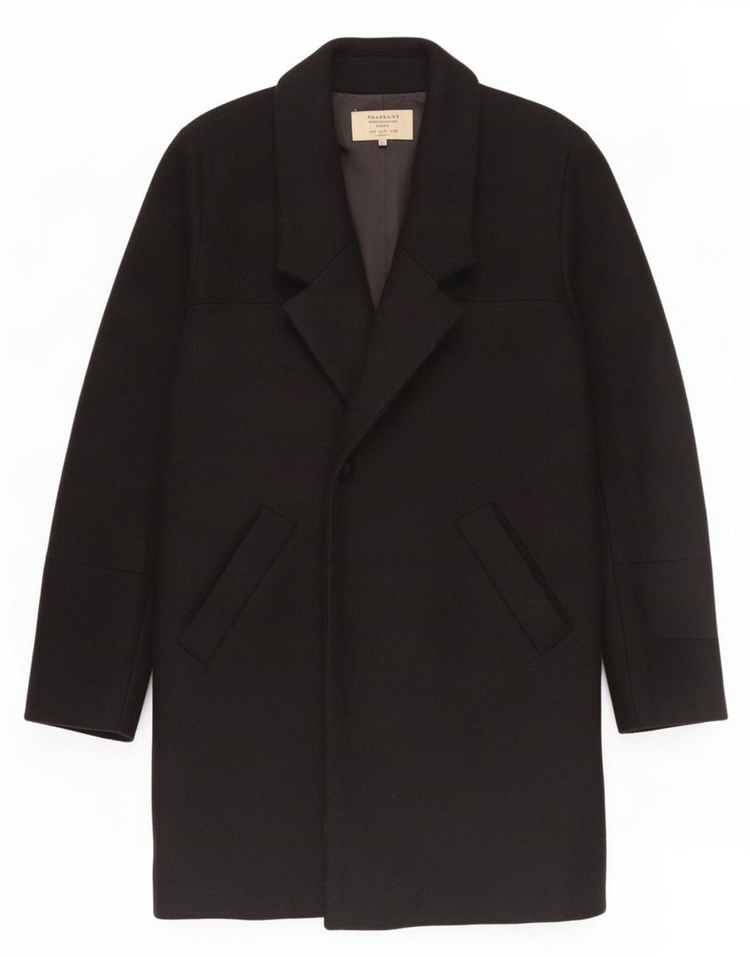 Sobretudo feminino Zara Trafaluc UK 10 pequeno preto