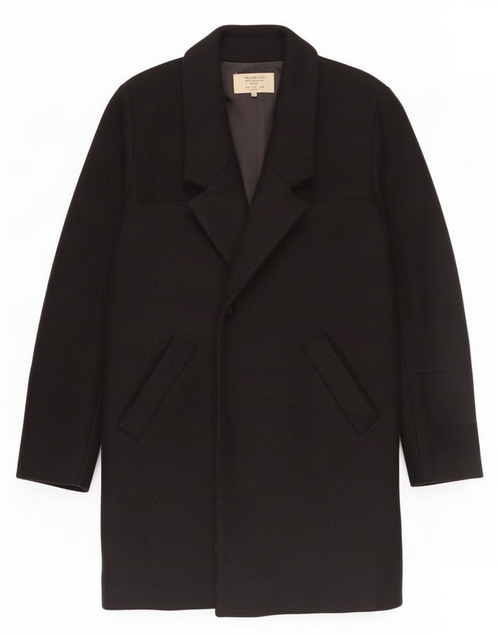 Sobretudo feminino Zara Trafaluc UK 10 pequeno preto