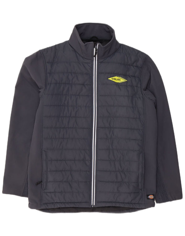 Jaqueta acolchoada masculina Dickies UK 42 XL azul colorblock poliéster