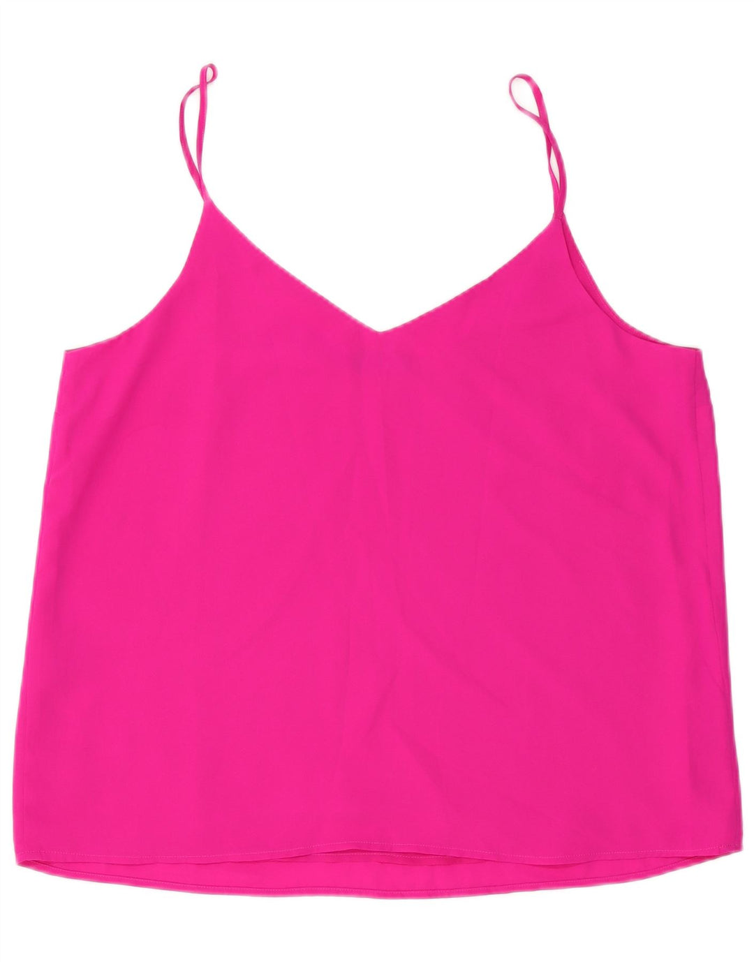 Top feminino Oasis Crop Cami UK 18 XL rosa poliéster