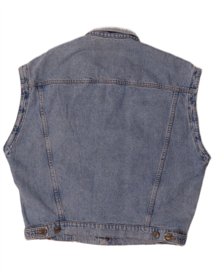 Colete jeans masculino Quarry UK 42 XL azul