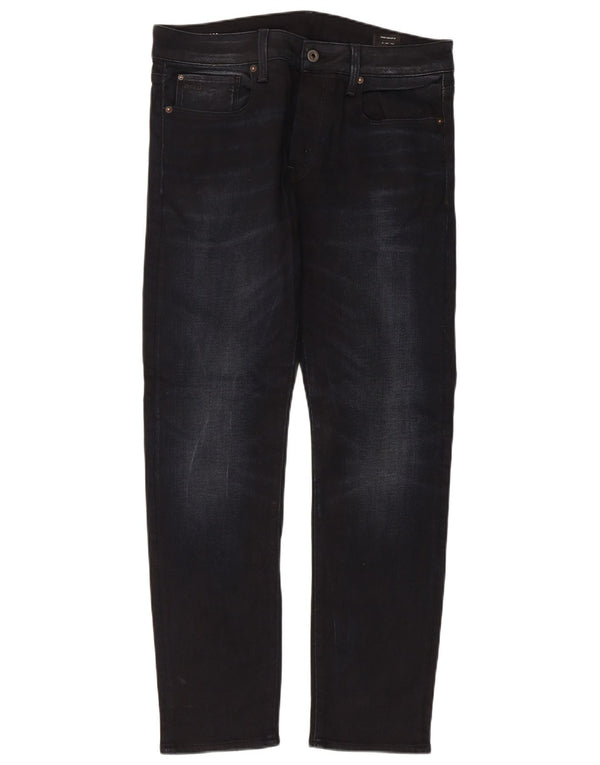 G-Star Masculino Slim Jeans W32 L30 Algodão Preto