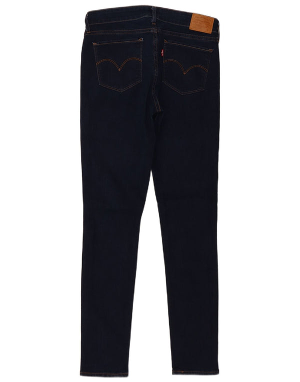 Calça jeans feminina Levi's 711 skinny W28 L30 azul marinho algodão