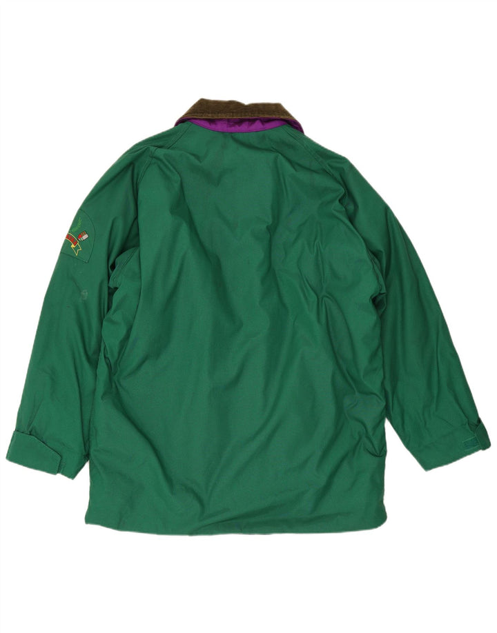 CARRERA Mens Loose Fit Windbreaker Jacket UK 38 Medium Green Polyamide