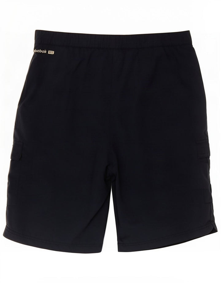 Shorts cargo masculino Reebok grande W34 azul marinho