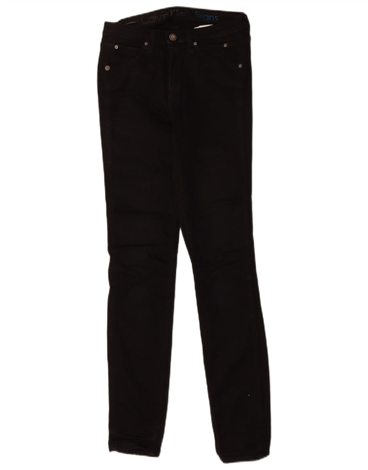 Calça jeans skinny feminina CALVIN KLEIN W26 L30 preta