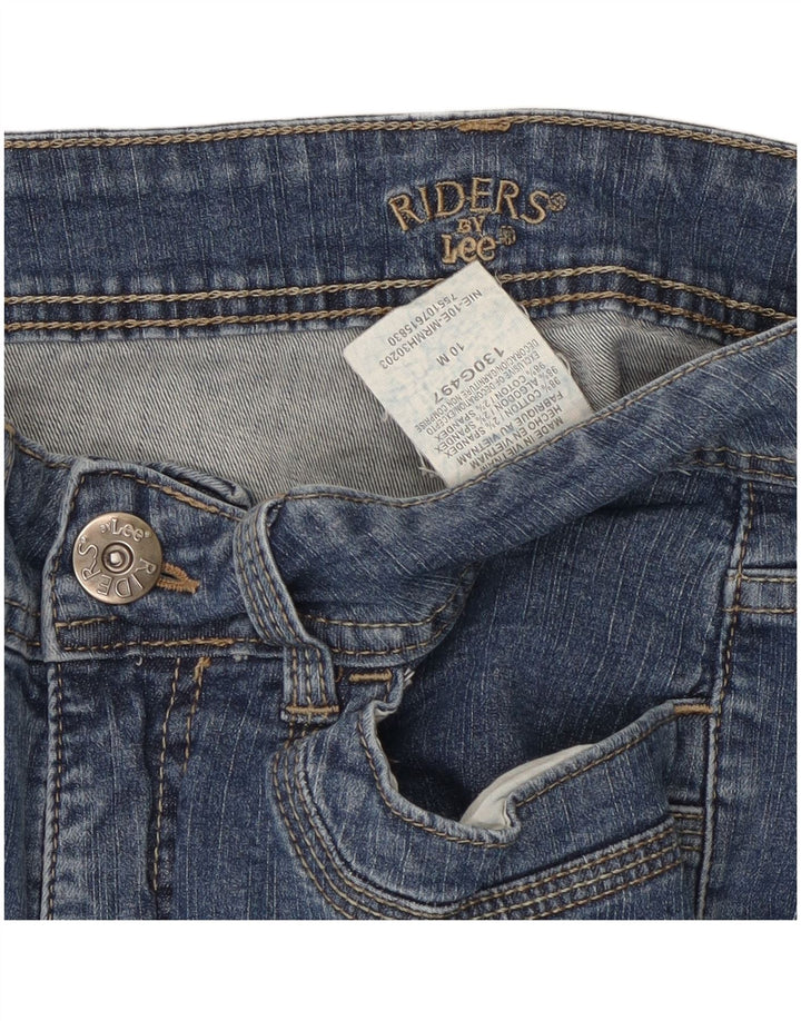 Lee Womens Riders Bootcut Jeans US 10 Grande W30 L30 Azul Algodão