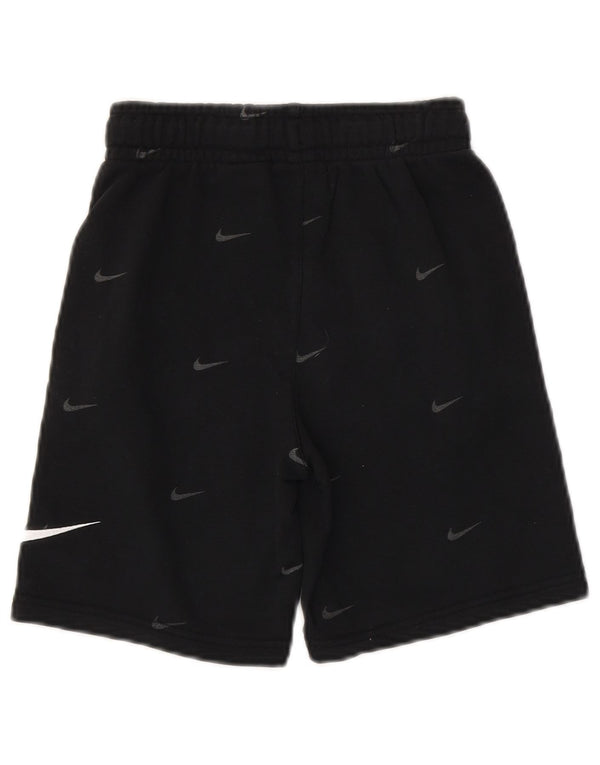 Shorts esportivos gráficos NIKE para meninos de 8 a 9 anos, pequeno, preto, algodão