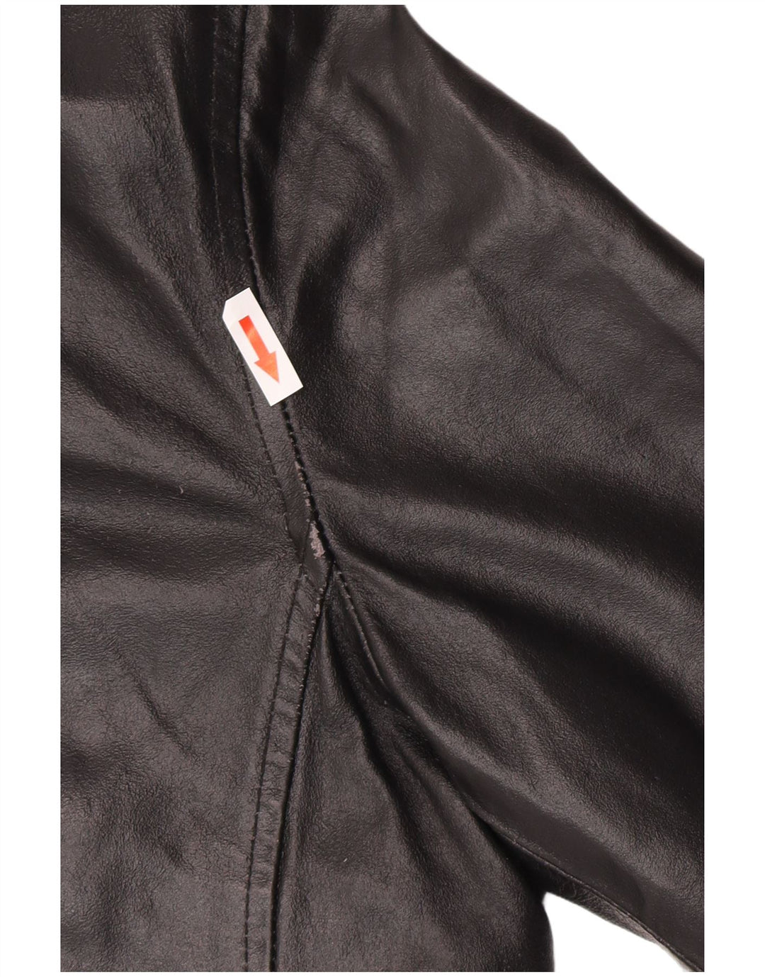 Jaqueta de couro masculina vintage EU 48 couro preto médio