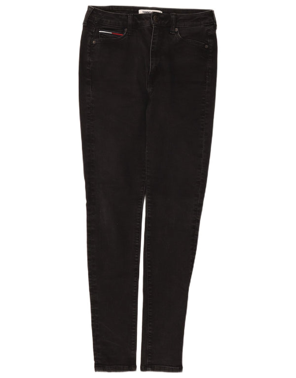 Jeans skinny feminino Tommy Hilfiger W28 L32 algodão preto
