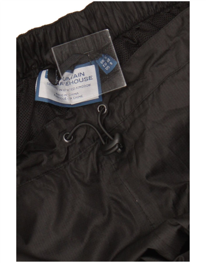 Calça corta-vento feminina Mountain Warehouse UK 12 médio preto