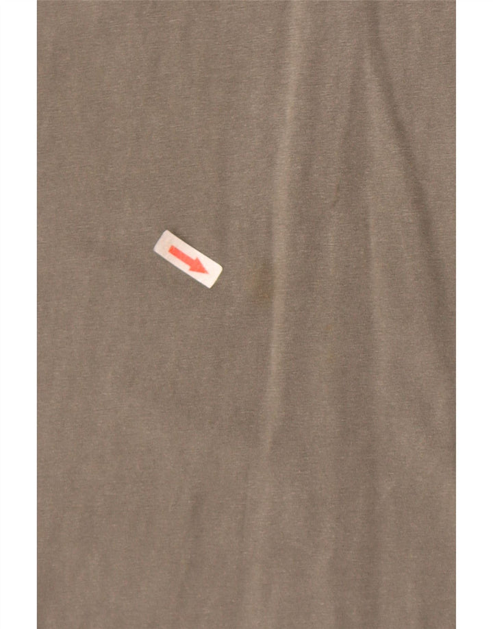 Vestido camiseta feminino Zara Reino Unido 14 cinza médio