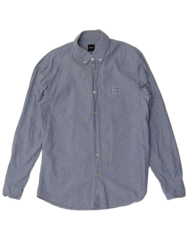 Camisa masculina HUGO BOSS grande azul